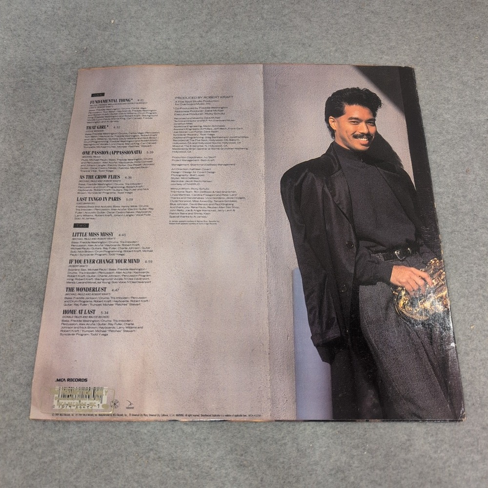 Michael Paulo One Passion Vinyl LP Album MCA-42295 Smooth Jazz 1989 MCA Records - Picture 2 of 6